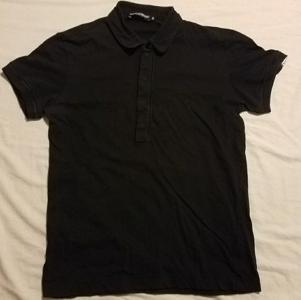 Dolce & Gabbana Black Polo Size 50